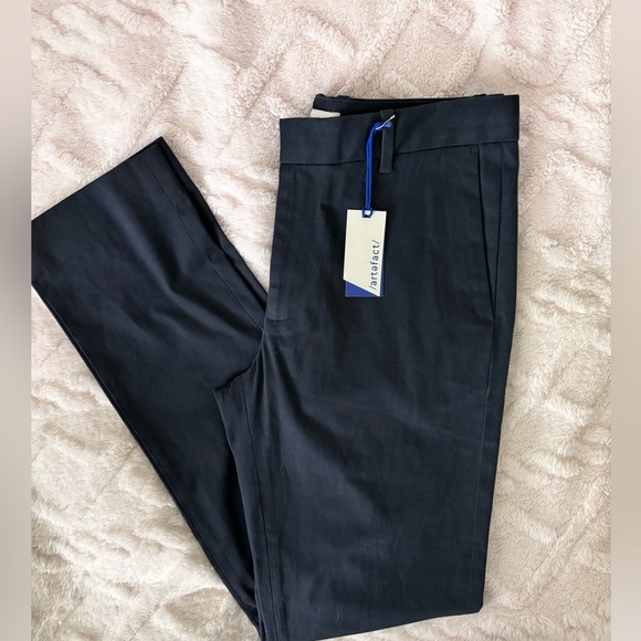 Artefact Men's Straight Leg Slim Fit Dress Pants with Hip Pockets | Sz 31/32 - Picture 9 of 10
